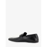 Leather loafers with metal Horsebit