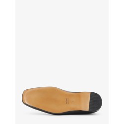 Leather loafers with metal Horsebit