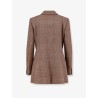 MXMastrale Wool Blazer with Prince of Wales Pattern