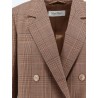MXMastrale Wool Blazer with Prince of Wales Pattern