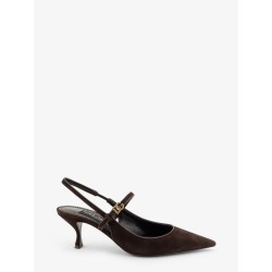 Suede décolleté
