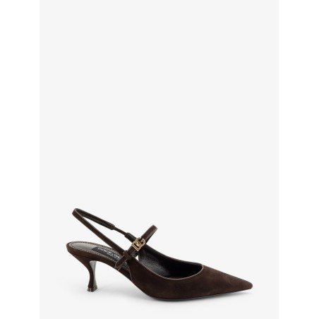 Suede décolleté