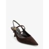 Suede décolleté