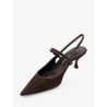 Suede décolleté