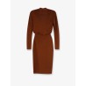 Viscose blend midi dress