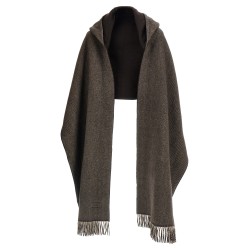 Scarf with reversible hood