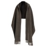 Scarf with reversible hood