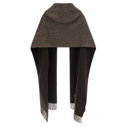 Scarf with reversible hood