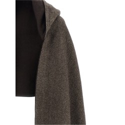 Scarf with reversible hood