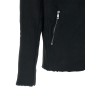 Velour leather hoodie