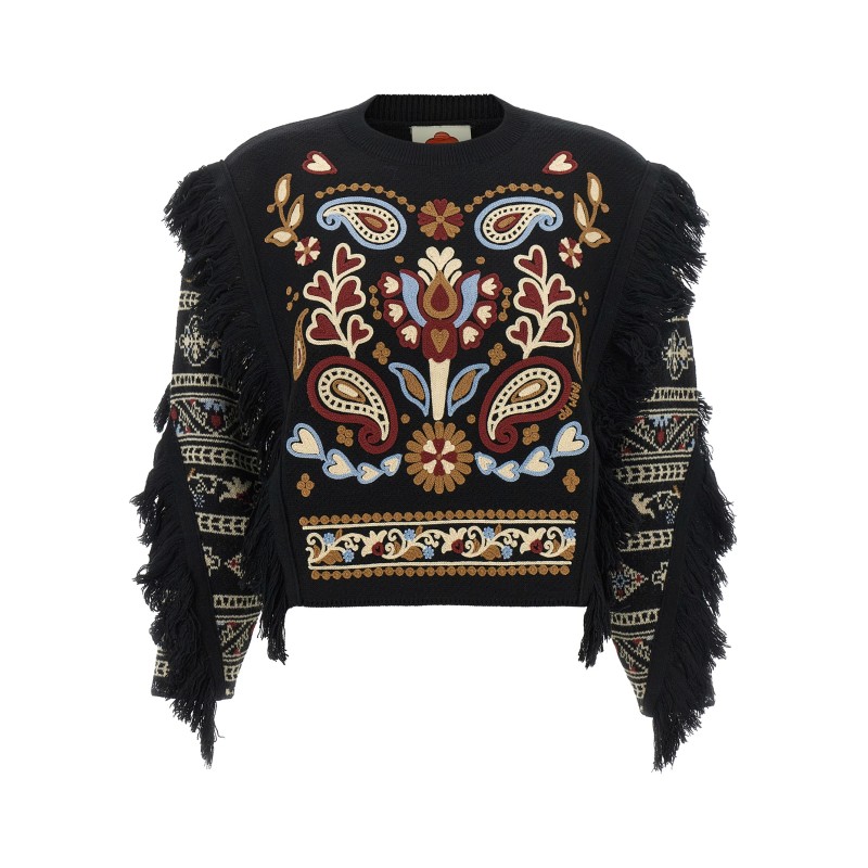 'Cornely' embroidery sweater