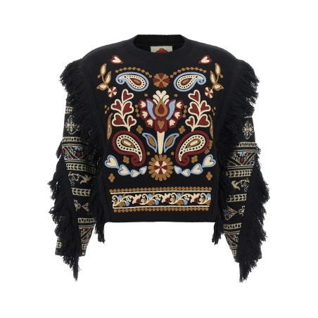 'Cornely' embroidery sweater