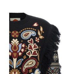 'Cornely' embroidery sweater