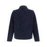 Shearling neck overshirt