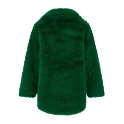 Faux fur graphic patch