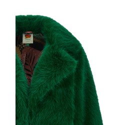 Faux fur graphic patch