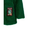 Faux fur graphic patch