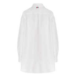 Logo pussy bow blouse