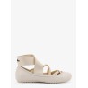 Shade leather ballerinas with elastic bands