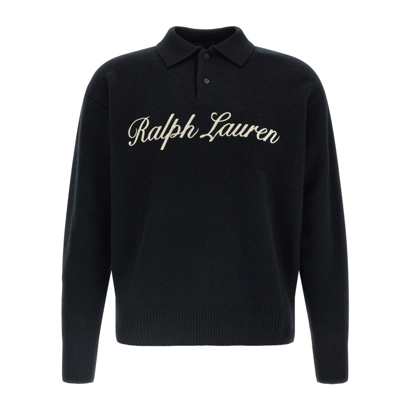 Italic logo polo shirt
