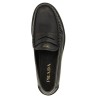 Antiqued leather loafers