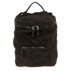 Leather backpack