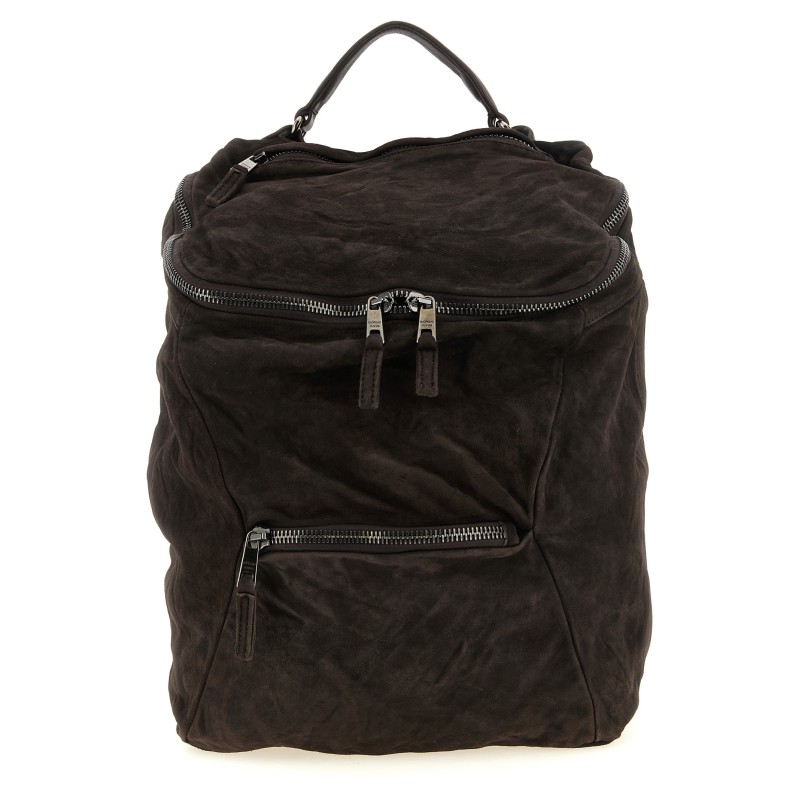 Leather backpack