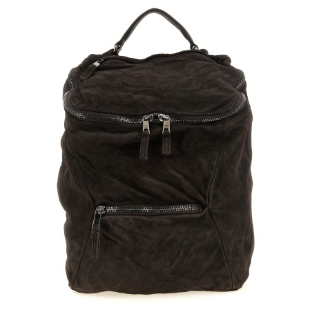 Leather backpack