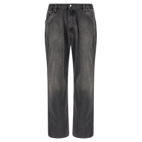 Triangle logo jeans