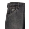Triangle logo jeans