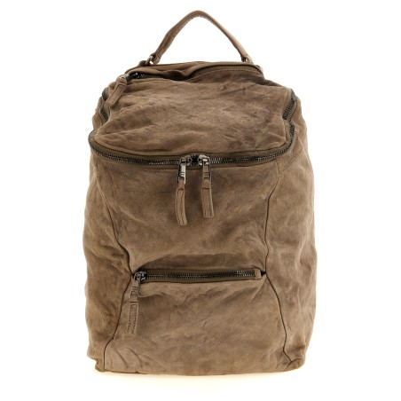 Leather backpack