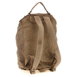 Leather backpack