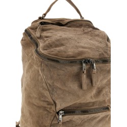 Leather backpack