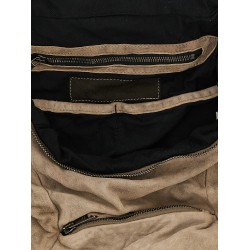 Leather backpack