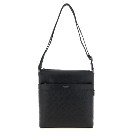 'Ferragamo Monogram' messenger crossbody bag