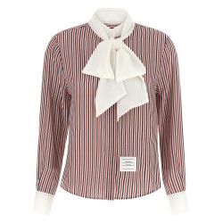 Removable lavallière collar shirt