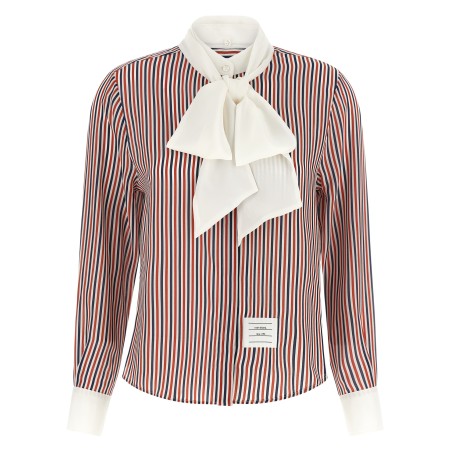 Removable lavallière collar shirt