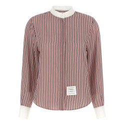 Removable lavallière collar shirt