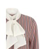 Removable lavallière collar shirt