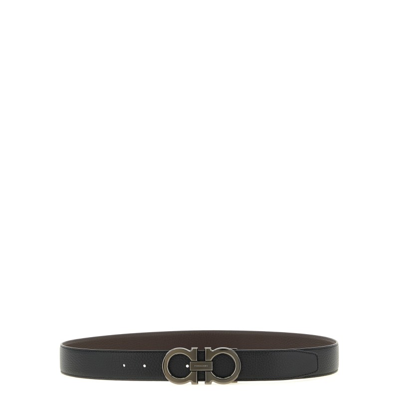 'Doppio Gancini' reversible belt