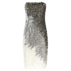 Metallic tulle dress