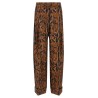 Lynx print pants