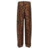 Lynx print pants
