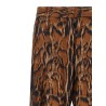 Lynx print pants