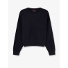 Cotton sweatshirt with beaded Horsebit detail