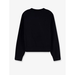Cotton sweatshirt with beaded Horsebit detail