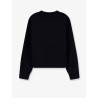 Cotton sweatshirt with beaded Horsebit detail