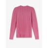 Wool and cashmere cable knit sweater