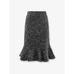 Skirt with godets and all-over sequin motif