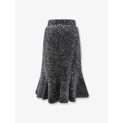 Skirt with godets and all-over sequin motif